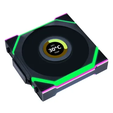 Lian Li UNI FAN SL Wireless LCD Lüfter, ARGB, PWM, 3er-Pack inkl. Controller
