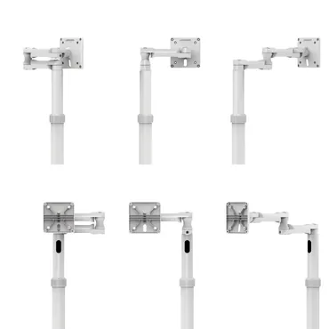 Compulocks iPad 10.2" Space Enclosure Medical Rolling Cart Extended vagn