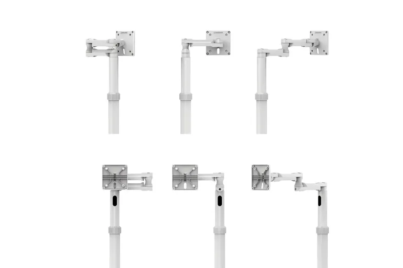 Compulocks iPad 10.2" Space Enclosure Medical Rolling Cart Extended vagn - för surfplatta - vit