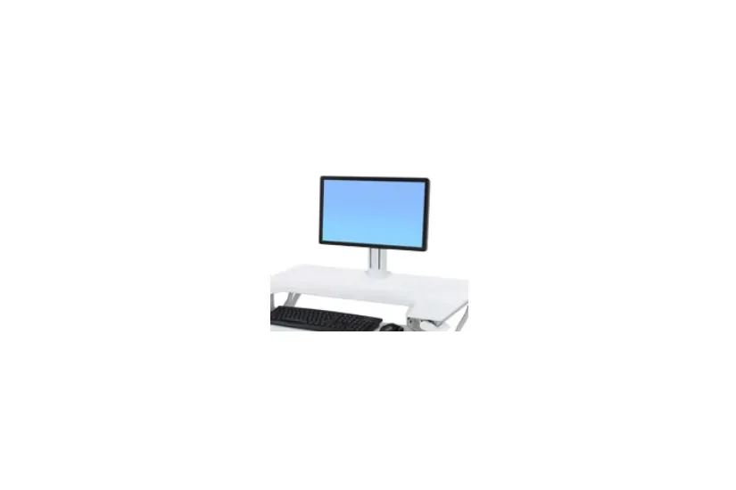 Ergotron WorkFit Single LD Monitor Kit monteringskomponent - för LCD-display - vit