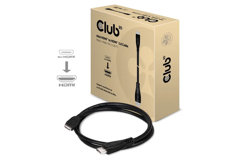Club 3D CAC-1350 - HDMI-kabel - 1 m