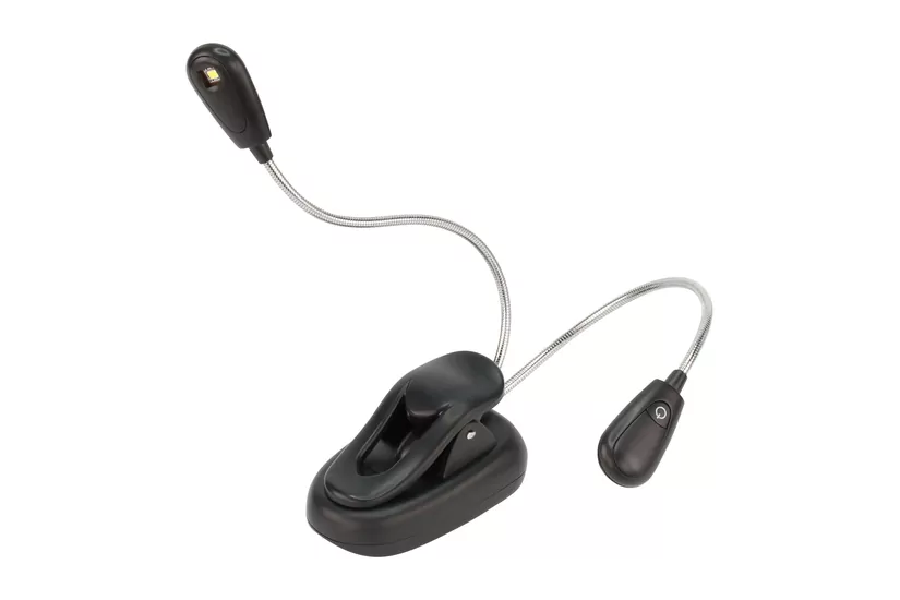 ANSMANN Twinflex - reading lamp - LED - svart