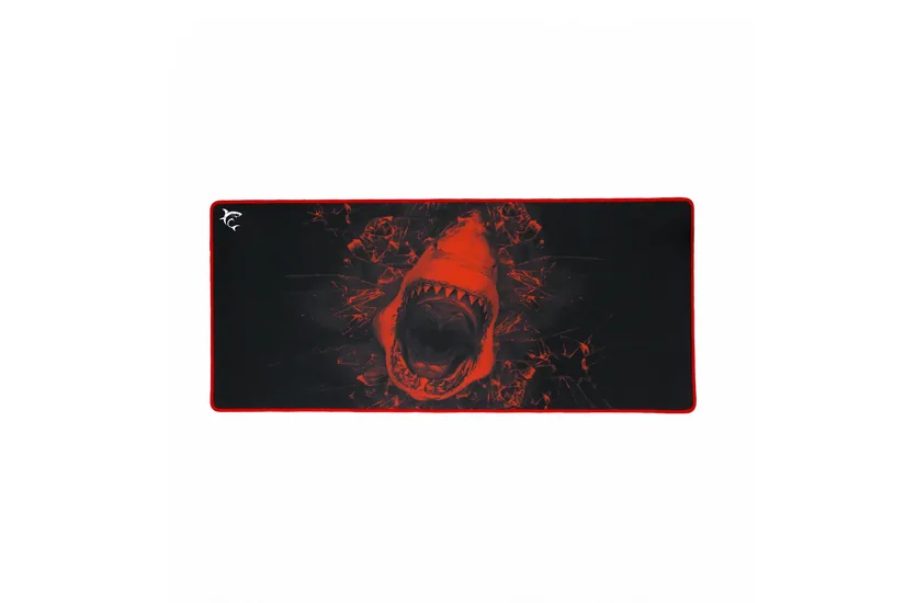 White Shark SKYWALKER XL Gaming musemåtte Sort, Rød