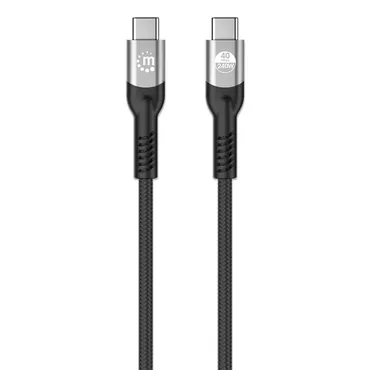 MANHATTAN USB4 USB-C till USB-C laddningskabel 240W 40Gbit/s 8K 2m