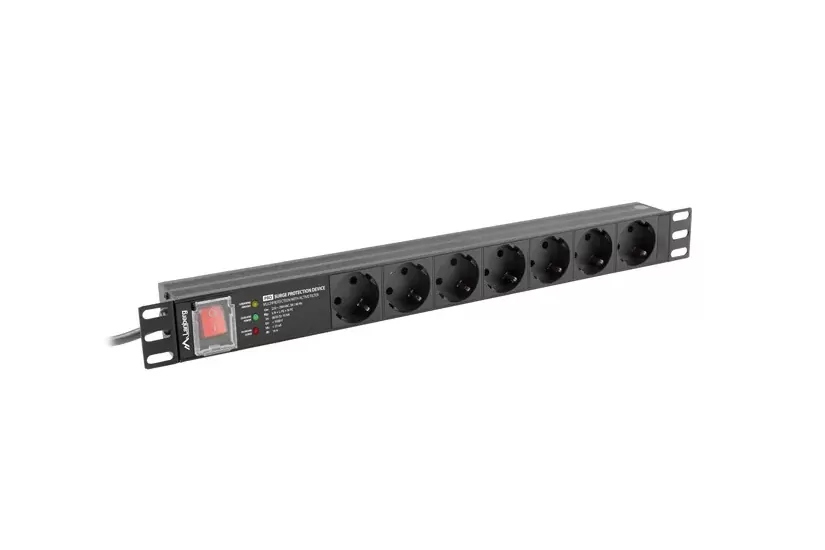 Lanberg PDU-PRO-07F-0200-BK - kraftdistributionsenhet - 4000 Watt