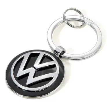 TROIKA VW VOLKSWAGEN KEYRING Nøglering Sort, Sølv