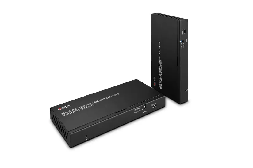LINDY 70m Cat.6 HDMI 4K60 HDBaseT Extender m ARC (IR&RS-232)