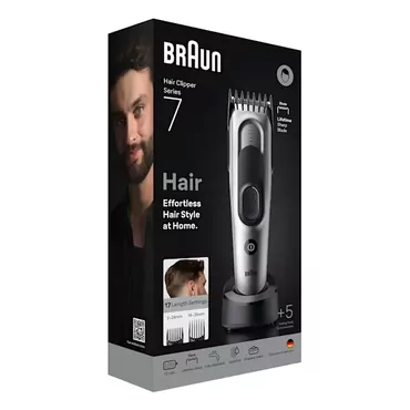 Braun HC7590 skæg- og hårtrimmer Sort, Sølv 17 Nikkel-Metalhydrid (NiMH)