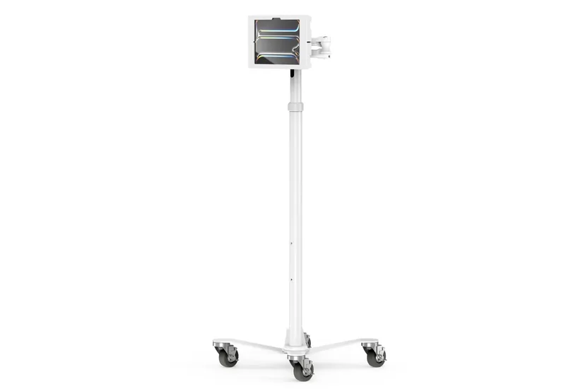 Compulocks iPad Pro M4 11" (2024), Apex Enclosure Rolling Cart - Rise Freedom Extended monteringssats - för surfplatta - vit