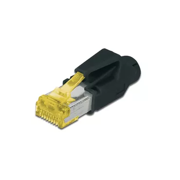 Digitus A-MO6A 8/8 HRS kabelsamler RJ-45 Sort, Gul