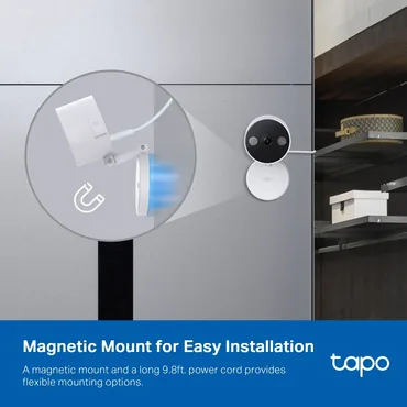 TP-Link Tapo C120 IP-sikkerhedskamera Indendørs & udendørs 2560 x 1440 pixel Loft/væg/skrivebord