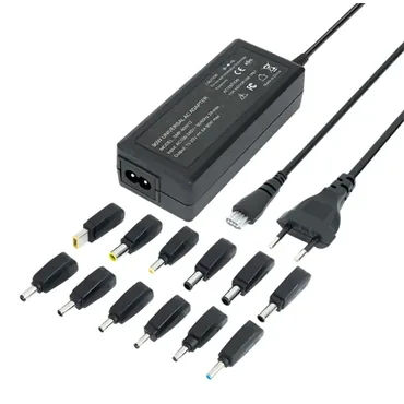 DELTACO Universal Oplader, 90W, 6A, 12 tips