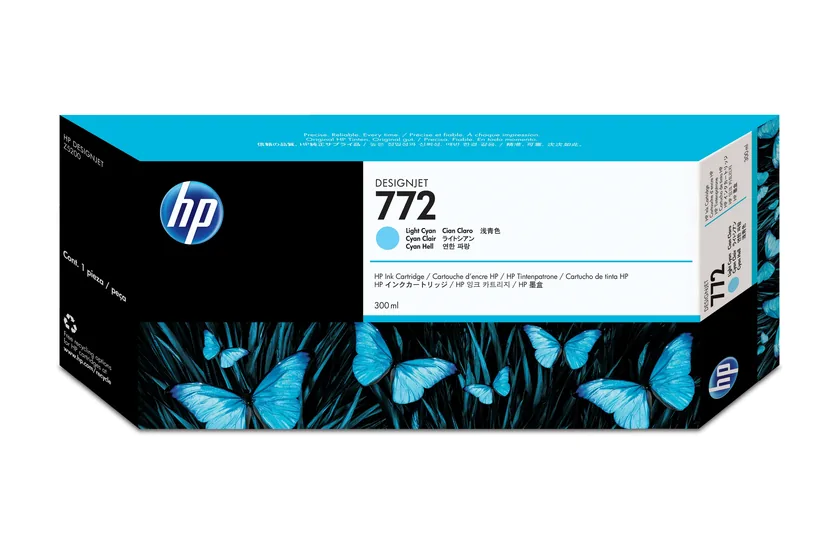 HP 772 - ljus cyan - original - bläckpatron