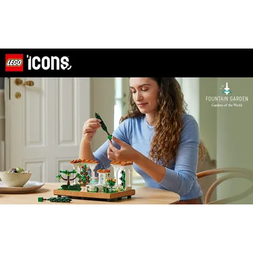 LEGO Icons 10359 Fontanna w ogrodzie