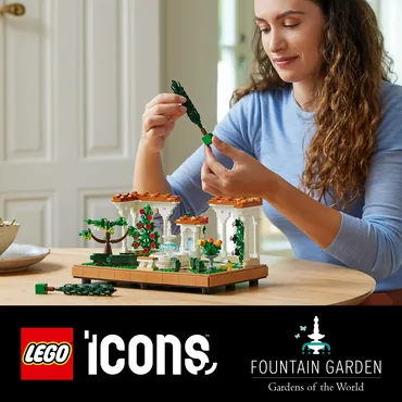 LEGO Icons 10359 Fontanna w ogrodzie