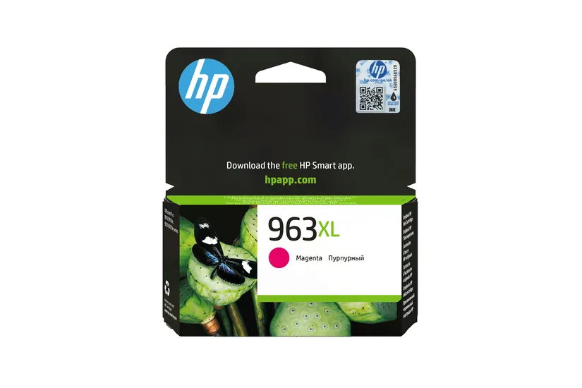 HP 963XL Original Ink-blækpatron med høj kapacitet, magenta