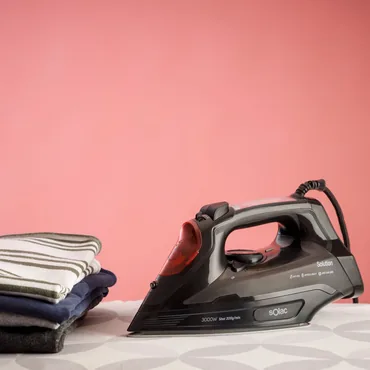 Solac Solution PV2490 Dampstrygejern Keramisk strygesål 3000 W Sort