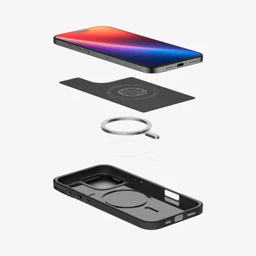 Spigen Optik Armor (MagFit) mobiltelefon etui 16 cm (6.3") Cover Sort