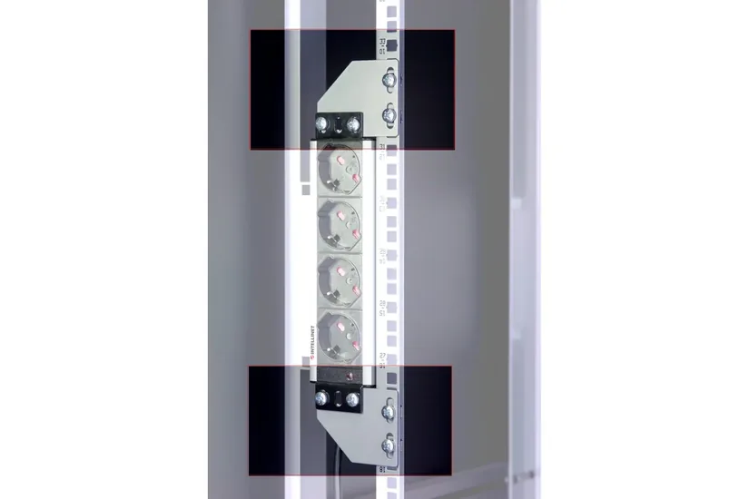 Uchwyty Rack do montażu urządzeń w pionie, 1U