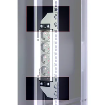 Uchwyty Rack do montażu urządzeń w pionie, 1U