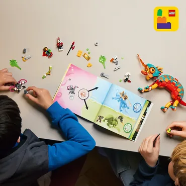 LEGO Dreamzzz 71492 Ognisty Kameleon Mateo