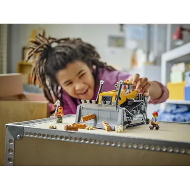 LEGO City 60466 Żółty Buldożer Z Ładowarką