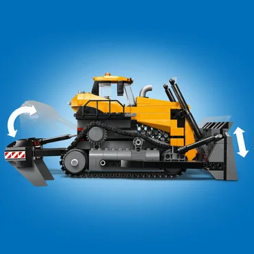 LEGO City 60466 Żółty Buldożer Z Ładowarką