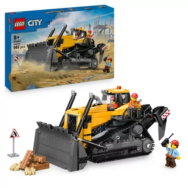 LEGO City 60466 Żółty Buldożer Z Ładowarką