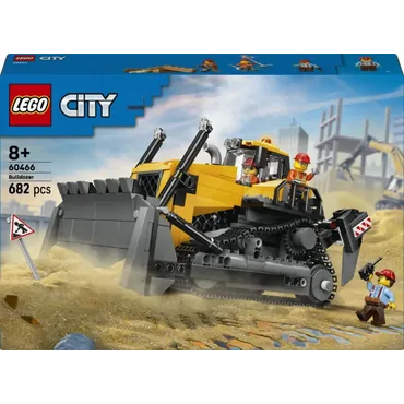 LEGO City 60466 Żółty Buldożer Z Ładowarką
