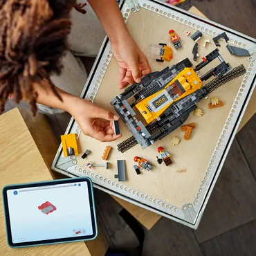 LEGO City 60466 Żółty Buldożer Z Ładowarką