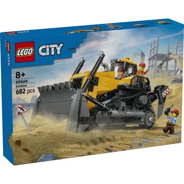 LEGO City 60466 Żółty Buldożer Z Ładowarką