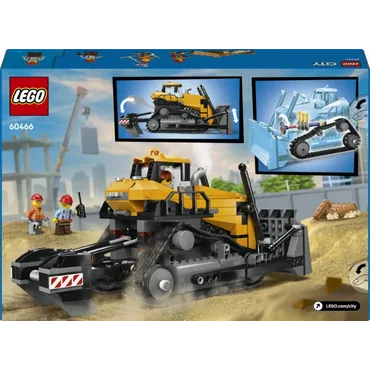 LEGO City 60466 Żółty Buldożer Z Ładowarką