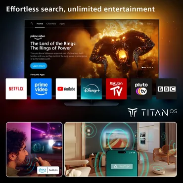 Philips 77OLED76012 195,6 cm (77") 4K Ultra HD Smart TV Wi-Fi Sort