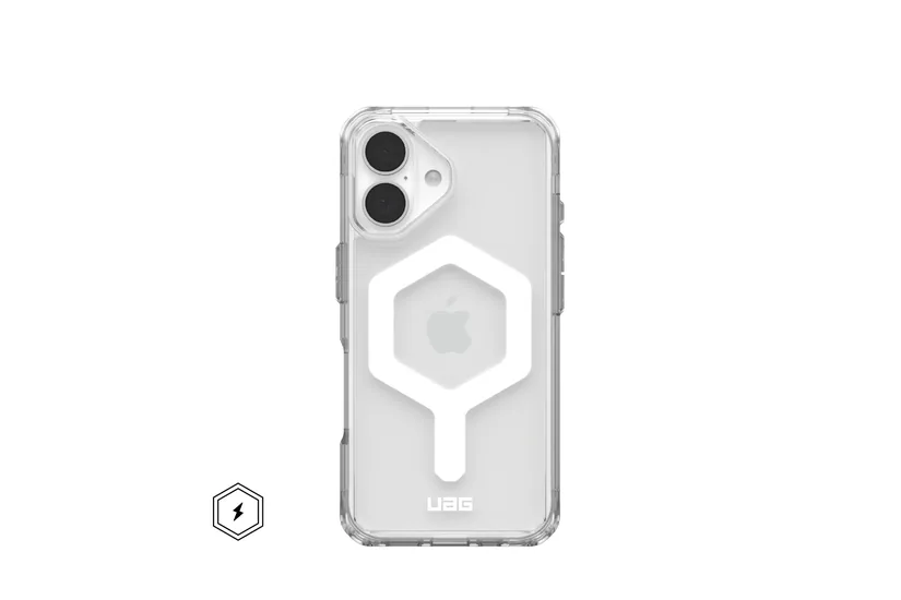 Urban Armor Gear Plyo mobiltelefon etui 15,5 cm (6.1") Cover Transparent, Hvid