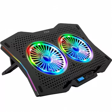 Inca INC-606TGS køling til laptop 45,7 cm (18") 1200 rpm Sort