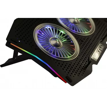 Inca INC-606TGS køling til laptop 45,7 cm (18") 1200 rpm Sort