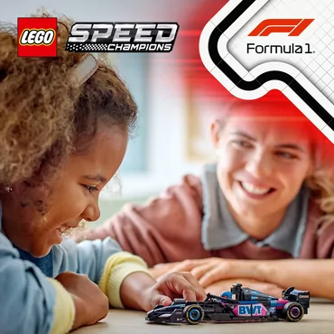 LEGO Speed Champions BWT Alpine F1® Team A524-racerbil