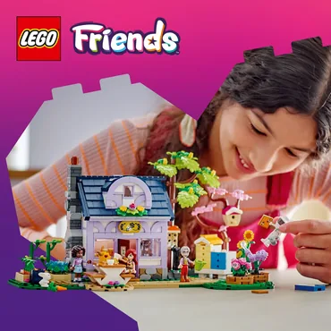 LEGO Friends 42669 Dom pszczelarzy i kwiatowy ogród