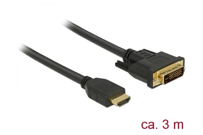 Delock adapterkabel - HDMI / DVI - 3 m