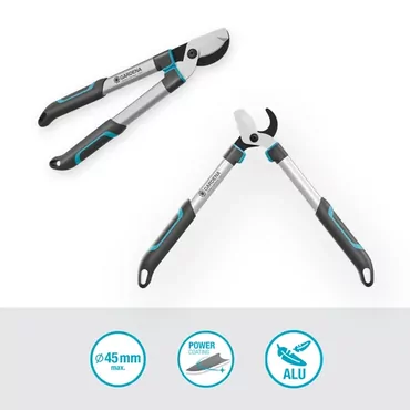 Astschere EasyCut S (grau/türkis, 50cm)