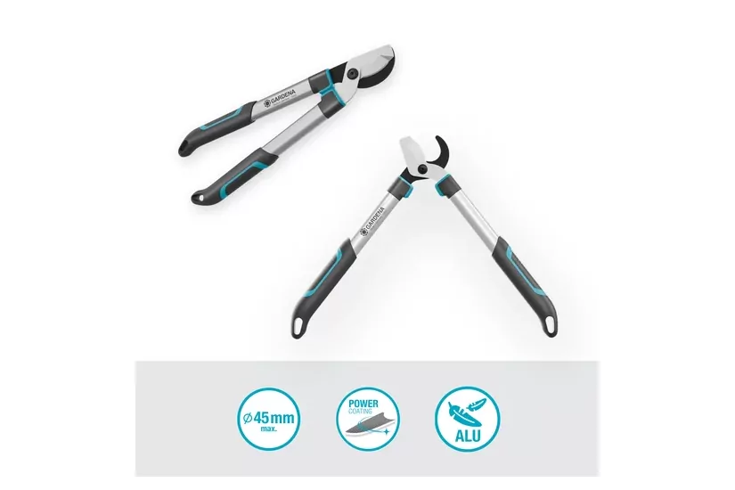 Astschere EasyCut S (grau/türkis, 50cm)