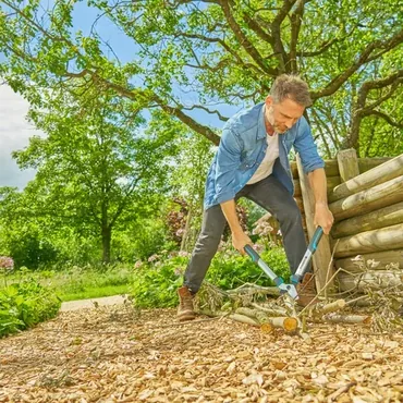 Astschere EasyCut S (grau/türkis, 50cm)