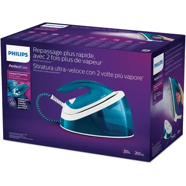 Philips Iron GC6815 20 Perfect Care Compact Essential Blue (GC6815/20)