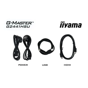 iiyama G2441HSU-B1 computerskærm 60,5 cm (23.8") 1920 x 1080 pixel Fuld HD LED Sort