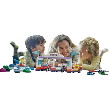 LEGO DUPLO F1®-teams med racerbiler og kørere