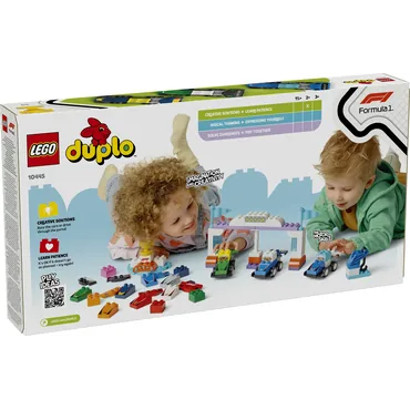 LEGO DUPLO F1®-teams med racerbiler og kørere