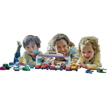 LEGO DUPLO F1®-teams med racerbiler og kørere