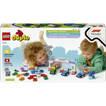 LEGO DUPLO F1®-teams med racerbiler og kørere