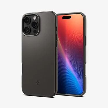 Spigen Thin Fit mobiltelefon etui 16 cm (6.3") Cover Grå