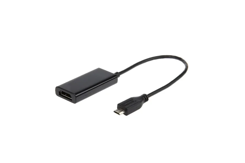 Cablexpert A-MHL-002 - adapter för video / ljud - MHL / HDMI - 16 cm